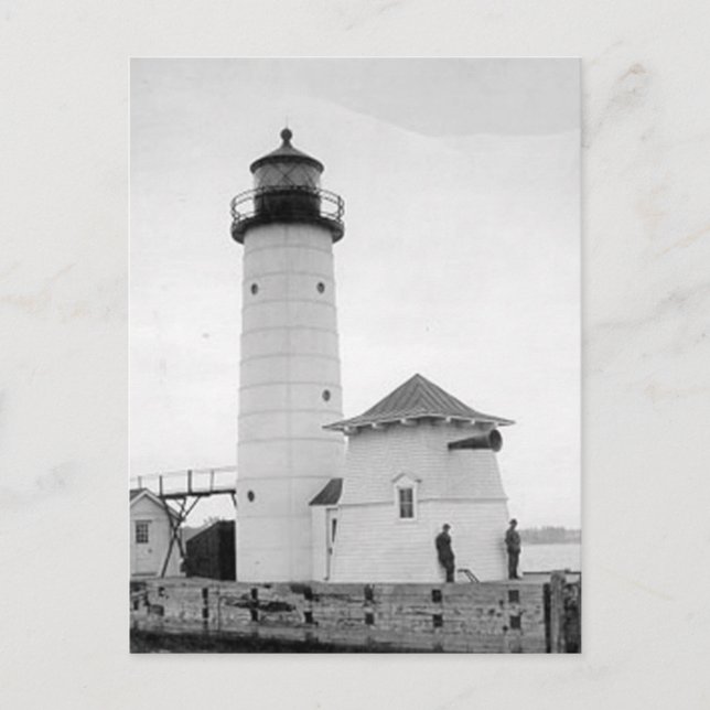Carte Postale Phare de Kenosha North Pier (Devant)