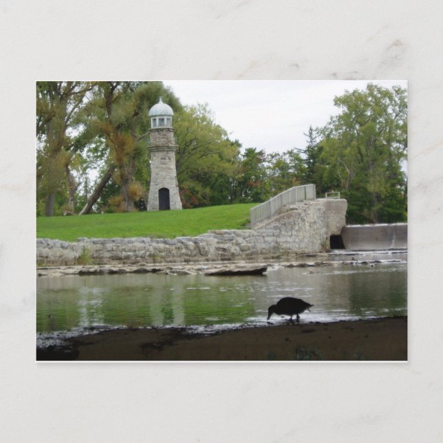 Carte Postale Phare de Lancaster NY (Devant)