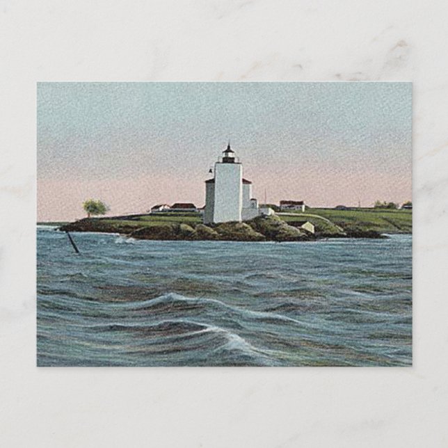 Carte Postale Phare de l'île néerlandaise (Devant)