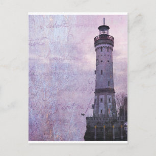 Carte Postale Phare de Lindau Allemagne