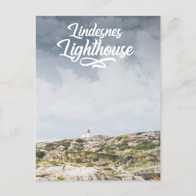 Carte Postale Phare de Lindesnes (Devant)