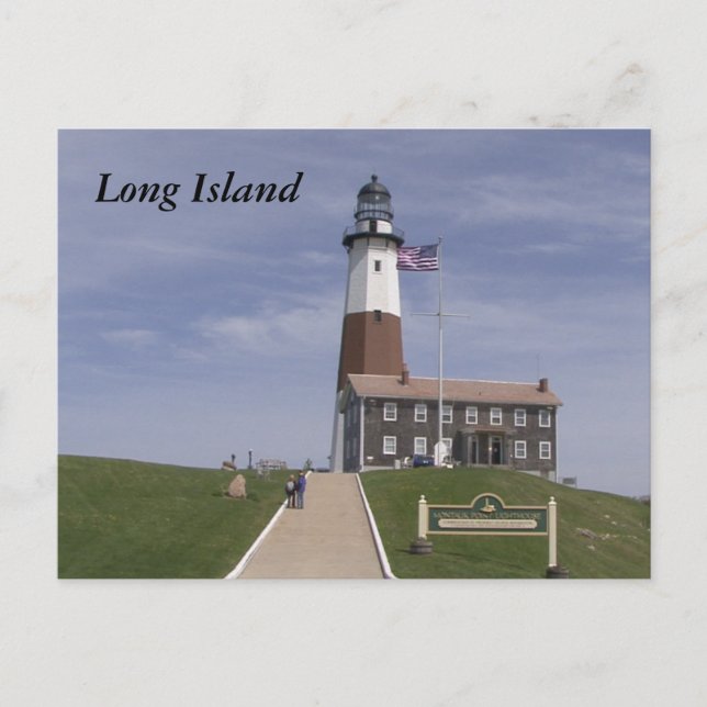 Carte Postale Phare de Long Island 2 (Devant)