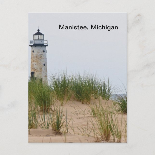 Carte Postale Phare de Manistee (Devant)