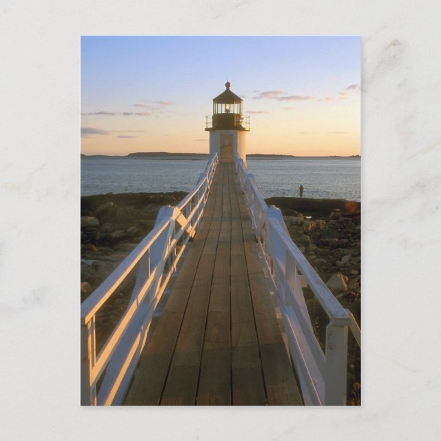 Carte Postale Phare de Marshall Point Maine (Devant)