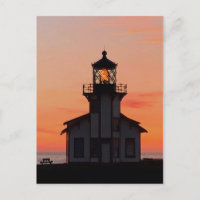 Phare de MENDOCINO Point Coucher de soleil de Cabr
