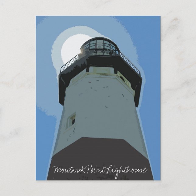 Carte Postale Phare de Montauk Point (Devant)