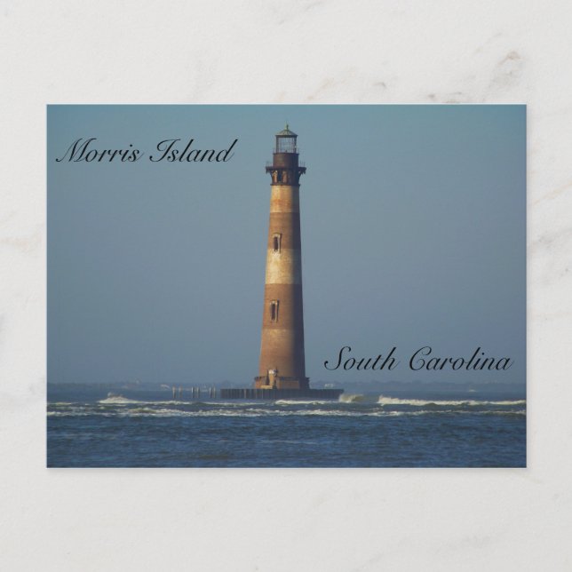 Carte Postale Phare de Morris Island (Devant)