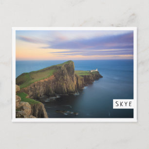 Carte Postale Phare de Neist Point sur Skye au coucher du soleil