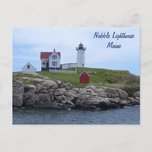 Carte Postale Phare de Nubble - Maine (Devant)