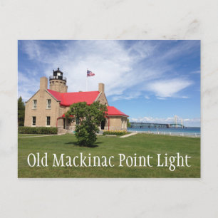 Carte Postale Phare de Old Mackinac Point