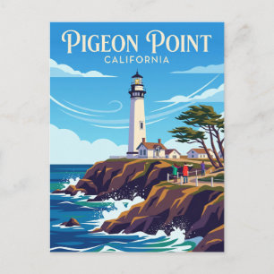 Carte Postale Phare de Pigeon Point USA