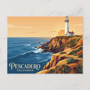 Carte Postale Phare de Pigeon Point USA