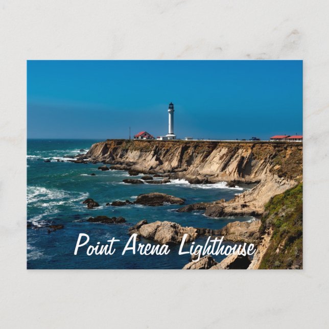 Carte Postale Phare de Point Arena Pittoresque (Devant)