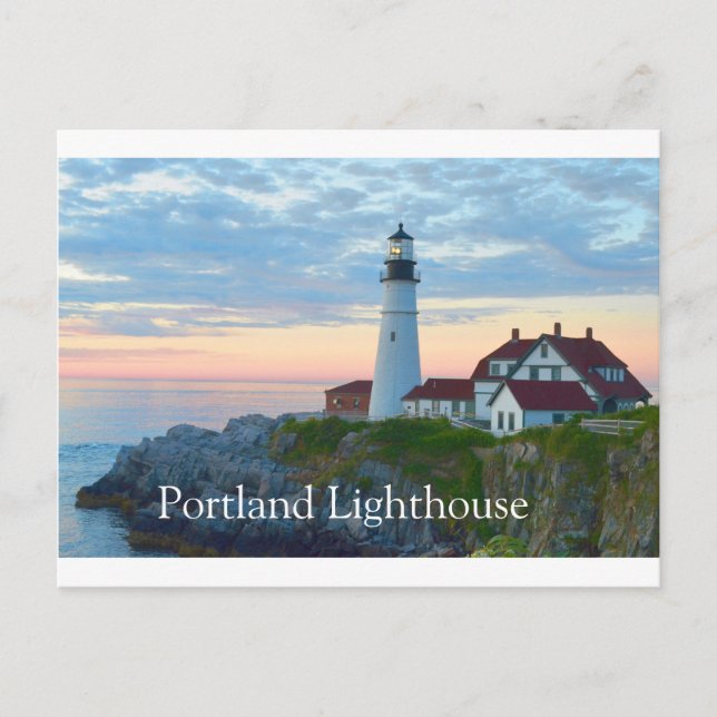 Carte Postale Phare de Portland (Devant)