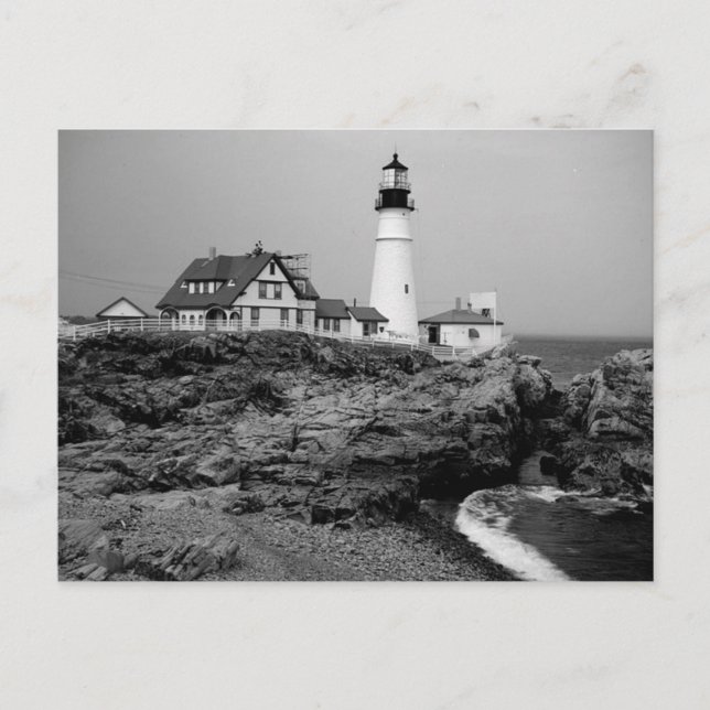 Carte Postale Phare de Portland Head (Devant)