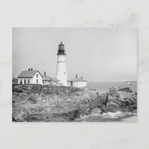 Carte Postale Phare de Portland Head, 1902