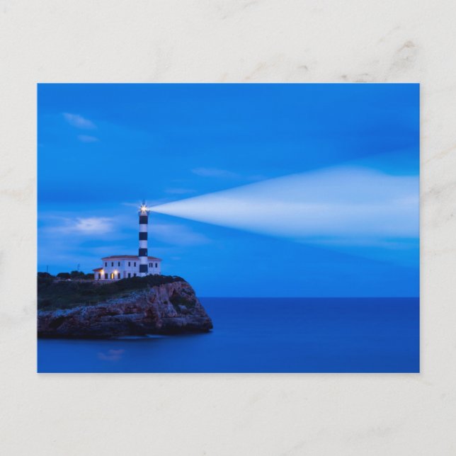 Carte Postale Phare de Portocolom (Devant)