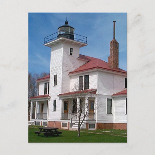 Carte Postale Phare de Raspberry Island (en couleur) (Devant)