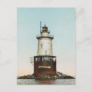 Carte Postale Phare de rebord de port de Stamford