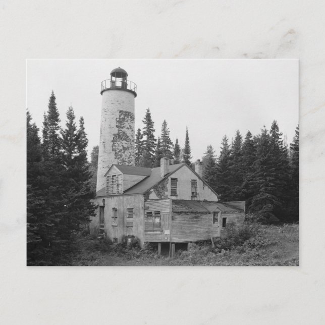 Carte Postale Phare de Rock Harbour (Devant)