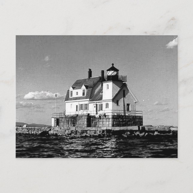 Carte Postale Phare de Rockland Harbour Breakwater (Devant)