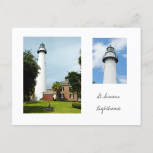 Carte Postale Phare de Saint-Simons