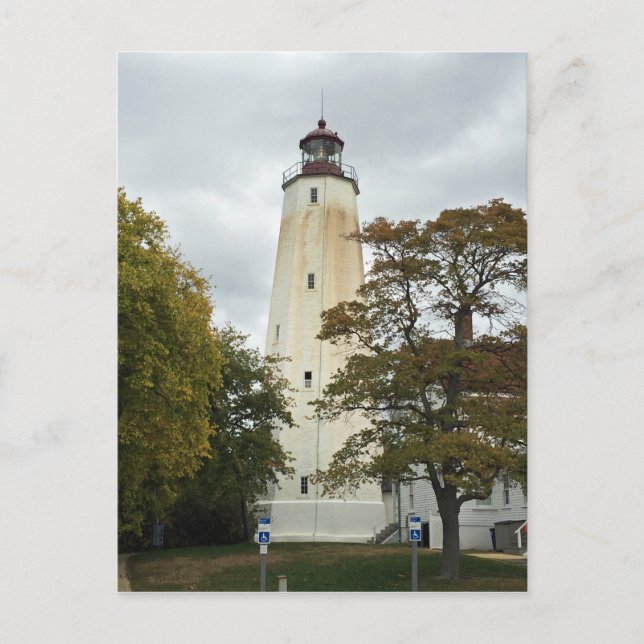 Carte Postale Phare de Sandy Hook (Devant)
