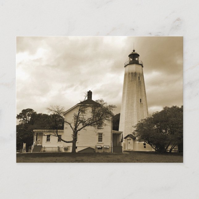 Carte Postale Phare de Sandy Hook (Devant)