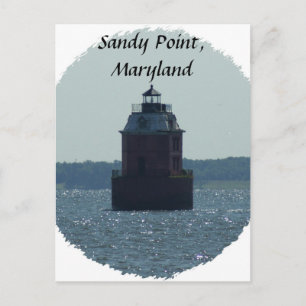 Carte Postale Phare de Sandy Point