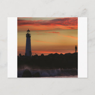 Carte Postale Phare de Sunrise Père Noël Cruz