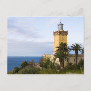 Carte Postale Phare de Tanger au Maroc à Casquette Spartel