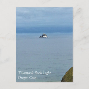 Carte Postale Phare de Tillamook Rock, côte de l'Oregon
