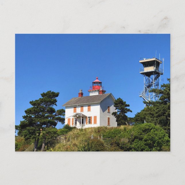 Carte Postale Phare de Yaquina Bay, Newport, Oregon (Devant)