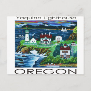 Carte Postale Phare de Yaquina ~ Oregon