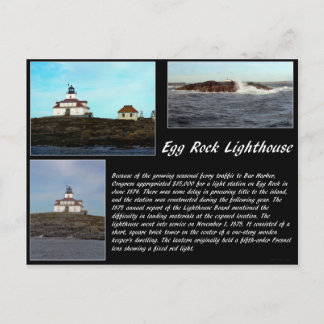 Carte Postale Phare d'Egg Rock