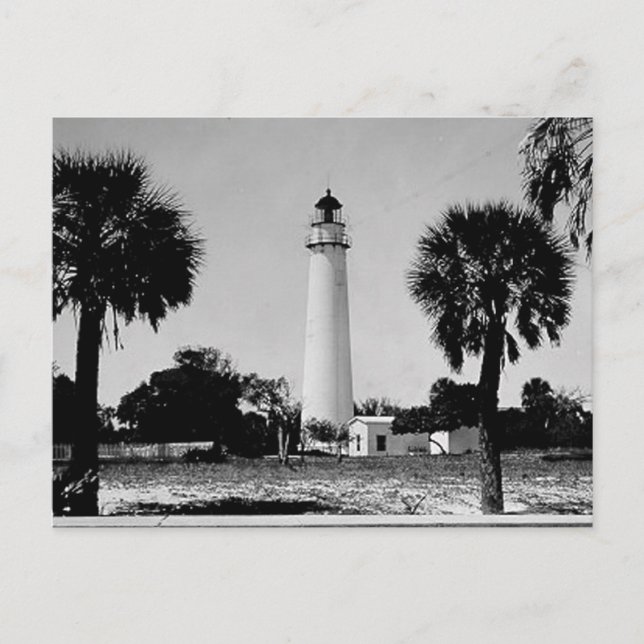 Carte Postale Phare d'Egmont Key (Devant)