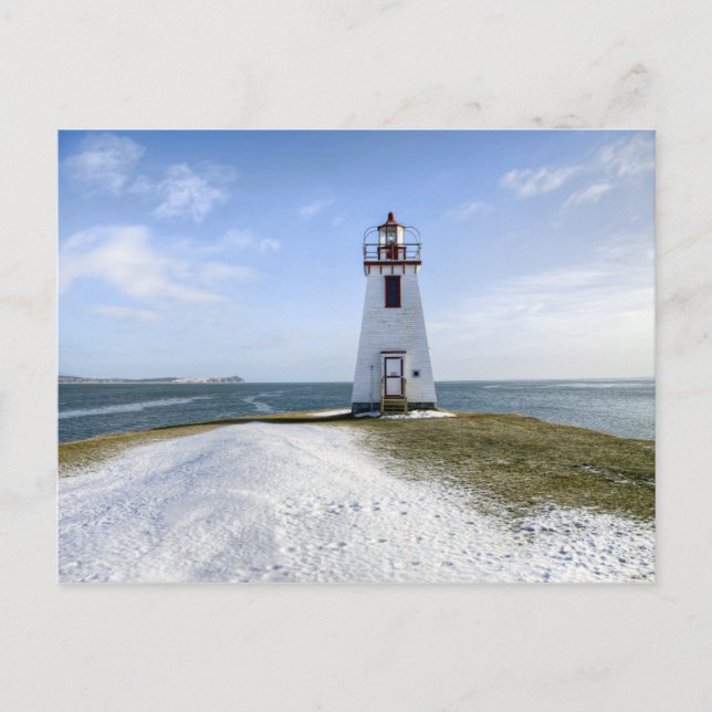 Carte Postale Phare d'Inch Arran | Nouveau-Brunswick (Devant)