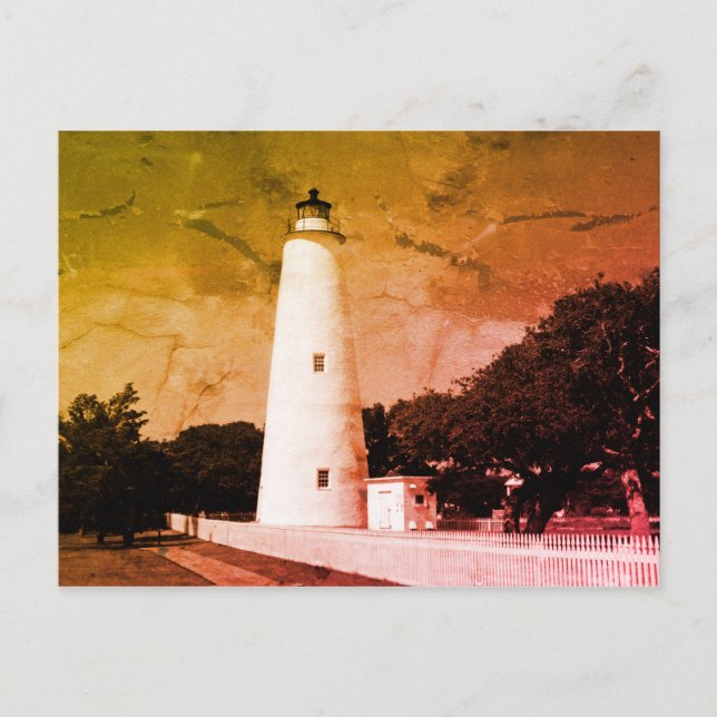 Carte Postale Phare d'Ocracoke (Devant)