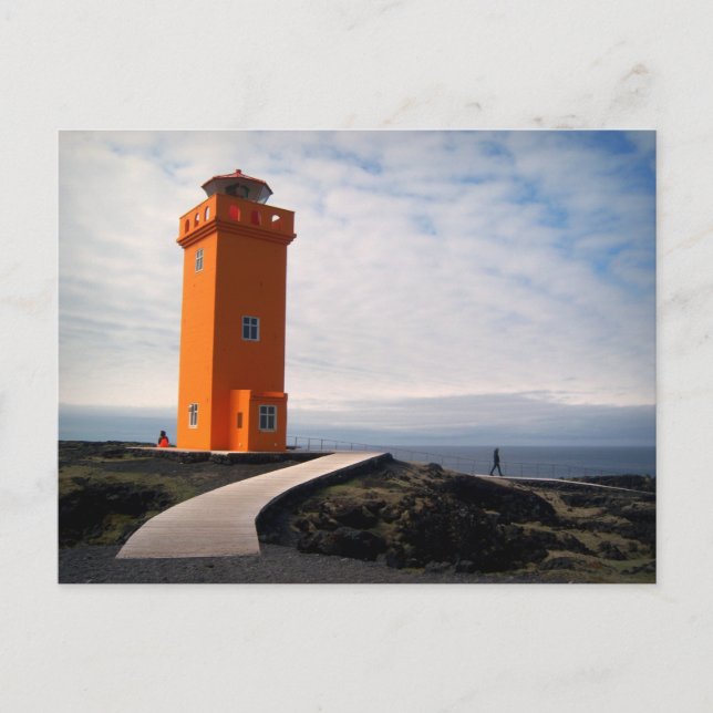 Carte Postale Phare d'Orange, Islande (Devant)