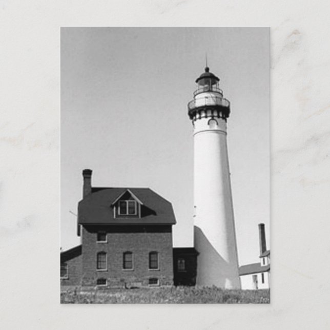 Carte Postale Phare d'Outer Island (Devant)