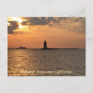 Carte Postale Phare du Delaware Breakwater Cape Henlopen Lewes