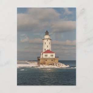 Carte Postale Phare du lac Michigan