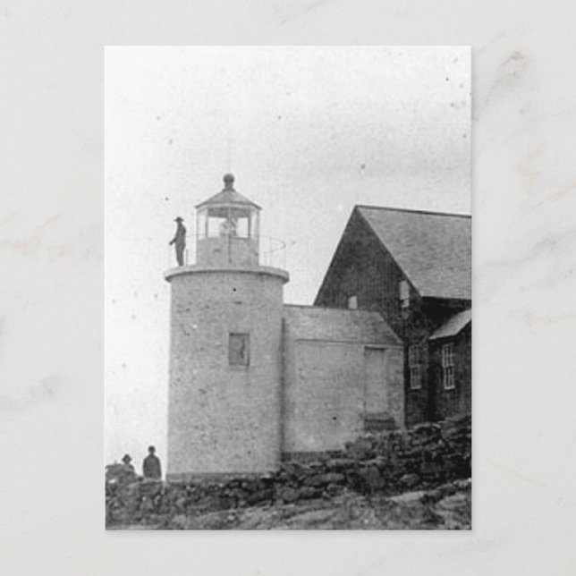 Carte Postale Phare du port des locataires (Devant)