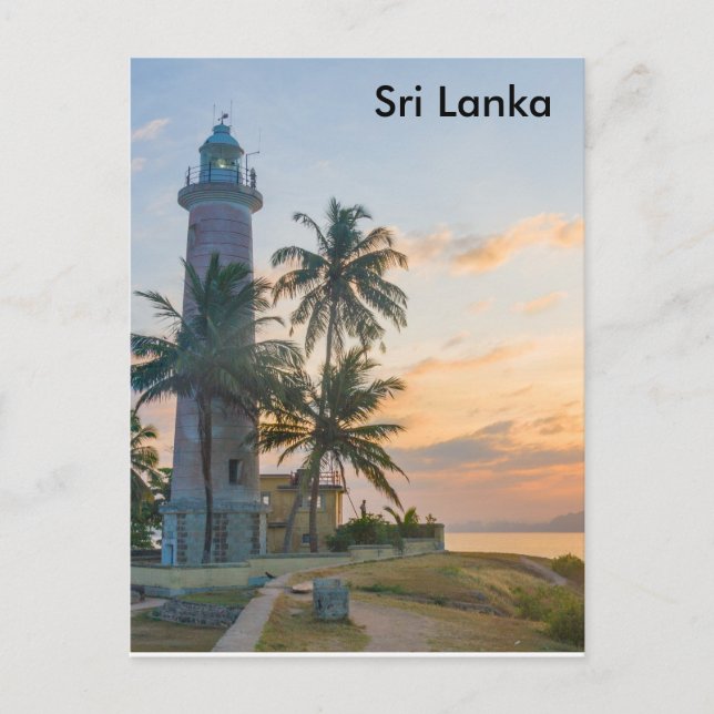 Carte Postale Phare, Galle, Sri Lanka (Devant)