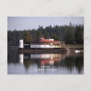 Carte Postale Phare, Gig Harbour Washington