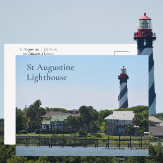 Carte Postale Phare St Augustine Anastasia Island FLorida