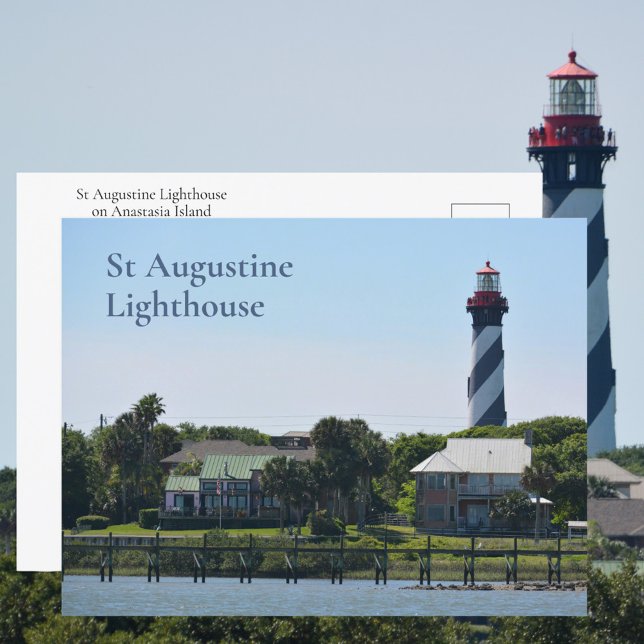 Carte Postale Phare St Augustine Anastasia Island FLorida (Créateur téléchargé)