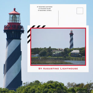 Carte Postale Phare St Augustine Floride Photographie