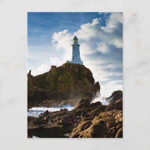 Carte Postale Phares   La Corbière Îles Anglo-Normandes