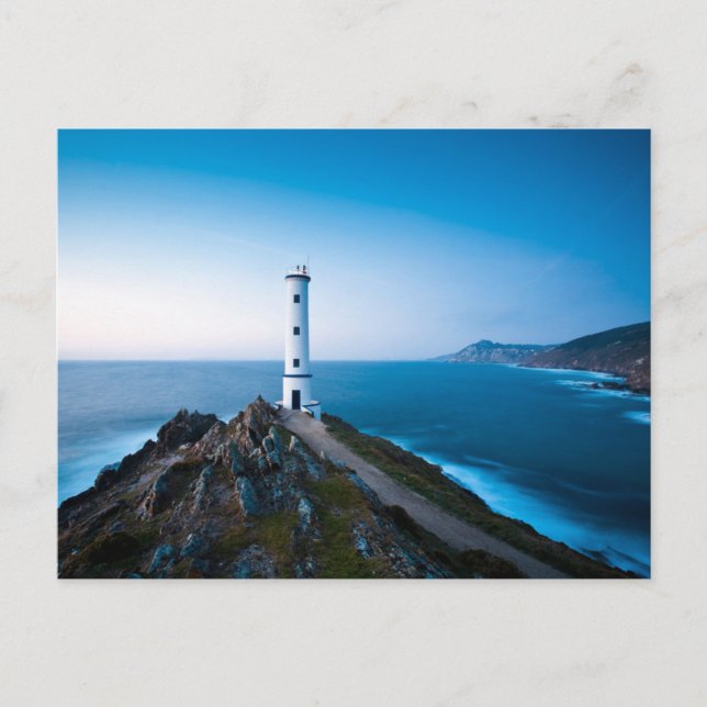 Carte Postale Phares | Phare de Cabo Home Cangas Espagne (Devant)